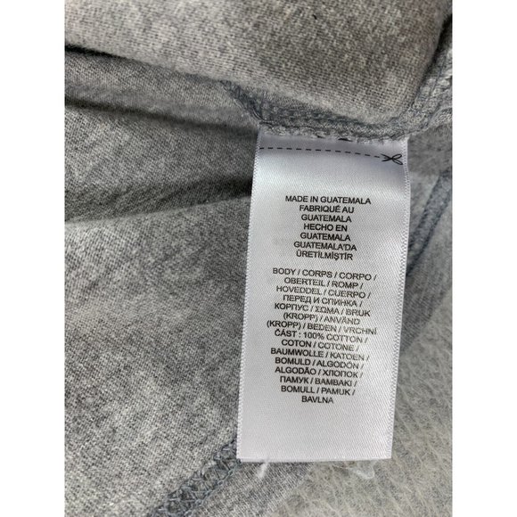 Polar Bear By Ralph Lauren Cotton Hoodie Tee Shirt (Boy's Medium) Gray - Picture 11 of 12